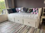 Te koop Hemnes bed 2 persoons, Verstelbaar, Wit, Tweepersoons, Ophalen of Verzenden