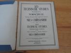 Nils chrisander - 323 technische studien, Muziek en Instrumenten, Bladmuziek, Les of Cursus, Piano, Gebruikt, Ophalen of Verzenden