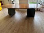 Eettafel Vergadertafel, Huis en Inrichting, Tafels | Eettafels, Ophalen, Gebruikt, Tijdloos stoer, 100 tot 150 cm