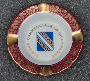 Vintage Limoges Asbak - Banque Commerciale de Champagne beschikbaar voor biedingen