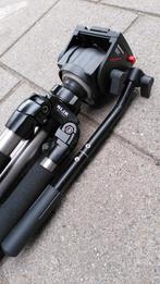 Manfrotto 501 oliekop videostatief, Audio, Tv en Foto, Fotografie | Statieven en Balhoofden, Ophalen, Gebruikt, Driepoot, 175 cm of meer