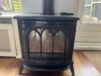 Gaskachel Gazco Ashdon midnight blue, met pijp., Huis en Inrichting, Ophalen, Zo goed als nieuw, Gas, Gaskachel