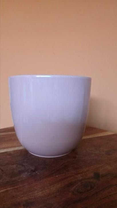 Plantenpot Tusca oud roze 18cm hoog 19.5cm diameter, Huis en Inrichting, Lampen | Lampenkappen, Ophalen, Zo goed als nieuw, Rond