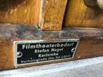 Retro vintage houten antieke bioscoop spoelen kast / meubel, Antiek en Kunst, Antiek | Meubels | Kasten, Ophalen
