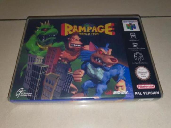 Rampage World Tour N64 Game Case, Spelcomputers en Games, Games | Nintendo 64, Zo goed als nieuw, Verzenden