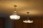 Vintage hanglampen/kroonluchters, Ophalen of Verzenden, Zo goed als nieuw, Glas