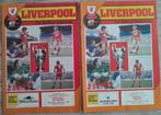 2X Liverpool Europa cup Programma's, Ophalen of Verzenden, Zo goed als nieuw, Buitenlandse clubs, Boek of Tijdschrift