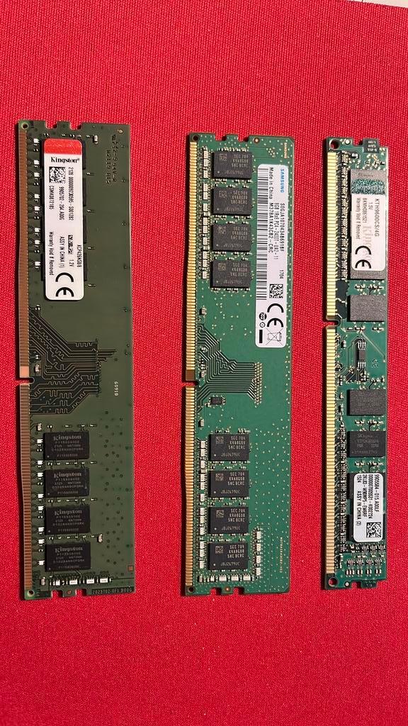 DDR3 & DDR4 DIMM modules – allemaal getest en werkend –, Computers en Software, RAM geheugen, Zo goed als nieuw, Desktop, DDR3