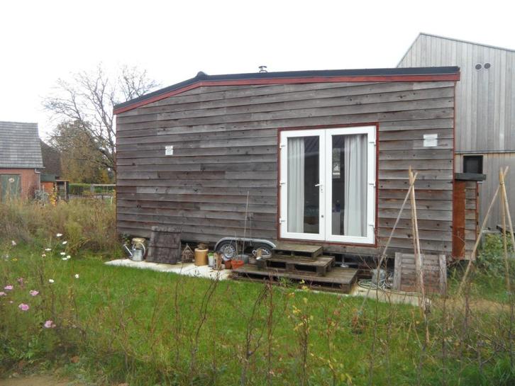 Tiny house op trailer, Caravans en Kamperen, Overige Caravans en Kamperen, Gebruikt, Ophalen