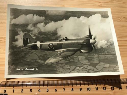 Hawker Tempest V Ansichtkaart WO2 RAF Vliegtuig Luchtvaart, Verzamelen, Luchtvaart en Vliegtuigspotten, Ophalen of Verzenden