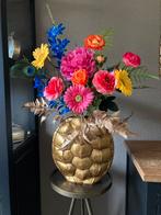 Prachtige Felle Zijden bloemen in vaas Schild Zijde, Huis en Inrichting, Ophalen of Verzenden, Nieuw