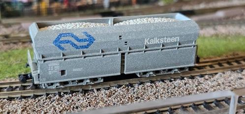 GEZOCHT.... minitrix kalkwagon (15618), Hobby en Vrije tijd, Modeltreinen | N-Spoor, Zo goed als nieuw, Wagon, Gelijkstroom, Trix
