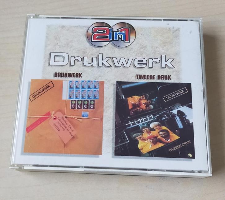 Drukwerk - 2in1 Drukwerk/Tweede Druk 2CD 1997, Cd's en Dvd's, Cd's | Nederlandstalig, Gebruikt, Levenslied of Smartlap, Ophalen of Verzenden