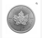 Zilveren Maple Leaf munten te koop tegen dagwaarde, Postzegels en Munten, Edelmetalen en Baren, Zilver, Ophalen