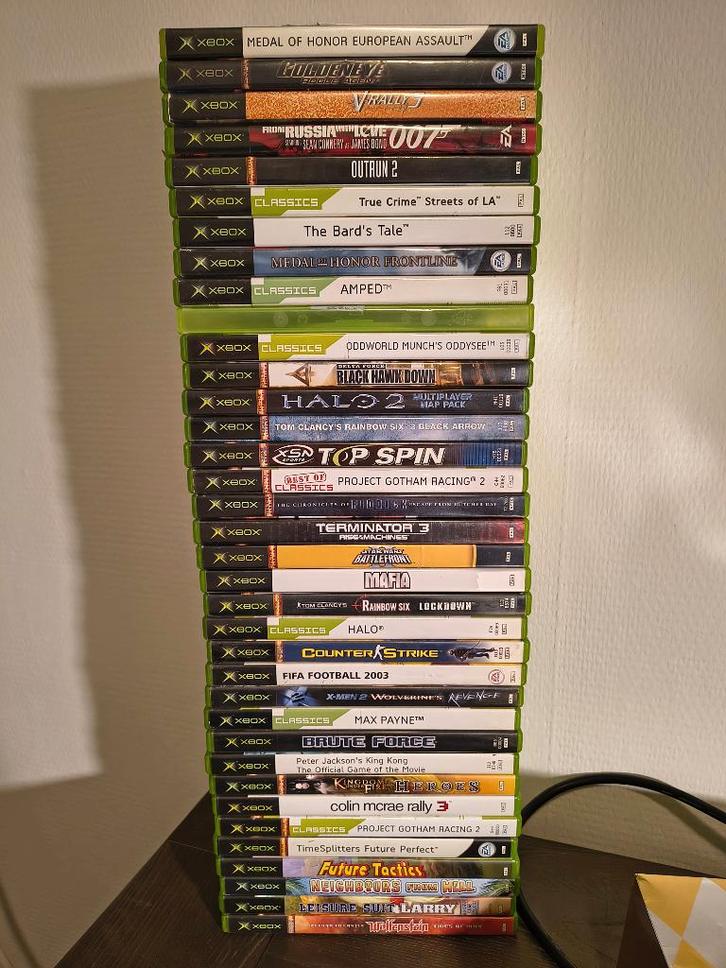 35 OG XBOX spellen, Spelcomputers en Games, Games | Xbox Original, Gebruikt, 1 speler, Vanaf 3 jaar, Ophalen of Verzenden