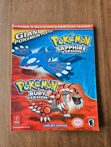 Pokemon Ruby / Saphire Strategy guide beschikbaar voor biedingen