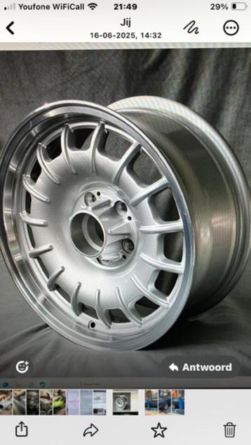 16 inch 7j barock velgen Mercedes w107 w111 w108 w116 w126  beschikbaar voor biedingen