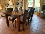 Eetkamertafel met 7 stoelen, Ophalen, Gebruikt