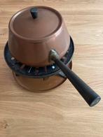 Vintage Culinox koperen fonduepan gemaakt in Zwitserland, Gebruikt, Ophalen of Verzenden