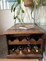 Antieke Eiken Opbergkist met Beslag, Huis en Inrichting, Woonaccessoires | Wijnrekken, Ophalen, Gebruikt, 25 flessen of meer, Minder dan 50 cm