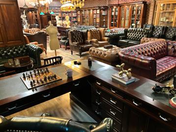 Chesterfield klassiek kantoor engels bureau interieur beschikbaar voor biedingen