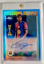Lamine Yamal Topps Chrome Autograph /150 Rookie, Ophalen of Verzenden, Nieuw, Buitenlandse clubs, Spelerskaart