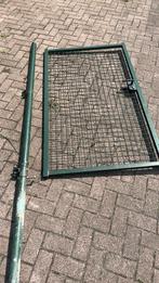 Poort groen ijzer 1,72/1m, Tuin en Terras, Ophalen, Zo goed als nieuw, IJzer, Draaipoort