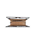 Vintage lectuurbak, smeedijzer / riet, Gebruikt, Onbekend, Ophalen of Verzenden, Onbekend