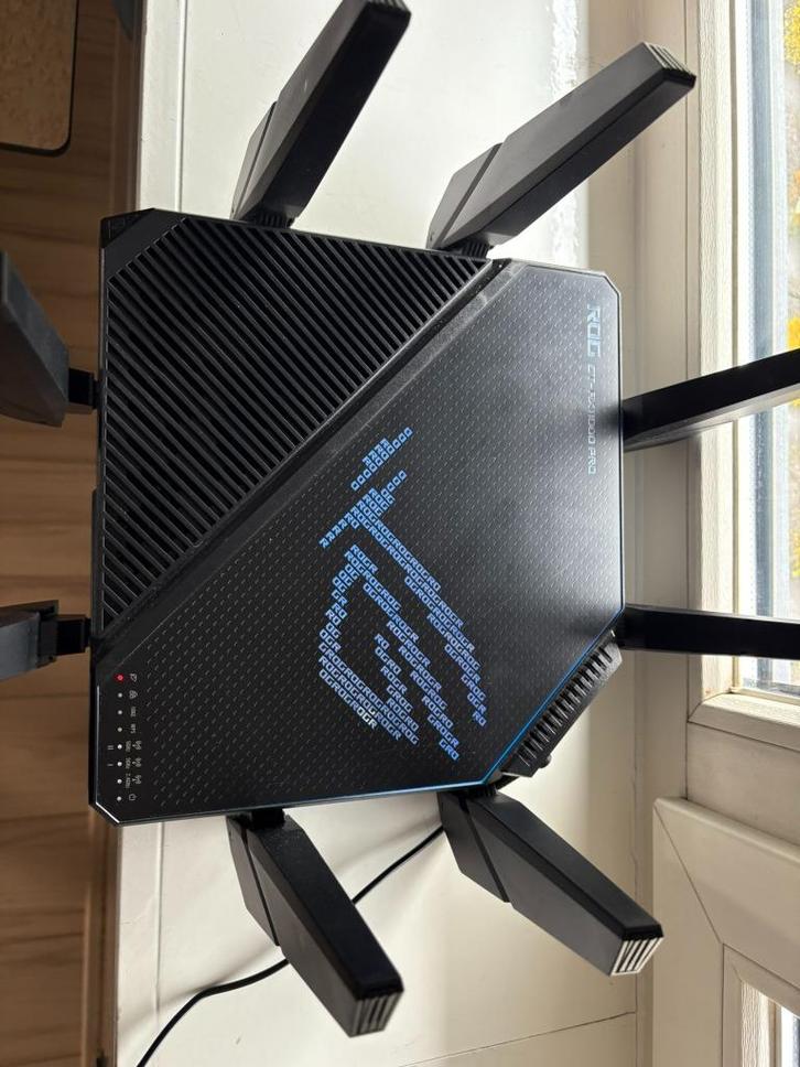 ASUS ROG Rapture GT-AX11000 PRO, Computers en Software, Routers en Modems, Gebruikt, Router, Ophalen of Verzenden