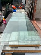 Drie glasplaten veiligheidsglas 261,5 hoog 2x 92 br 1x 50br, Ophalen, 160 cm of meer, Zo goed als nieuw, Glasplaat