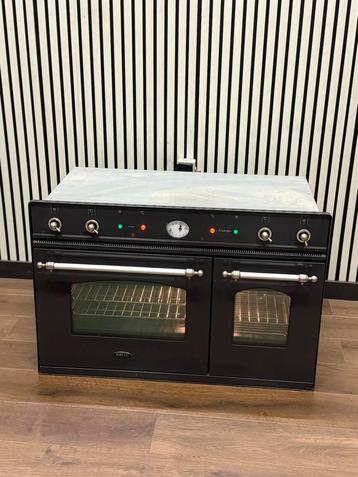 Luxe Boretti inbouwoven antraciet met 2 ovens 90 cm beschikbaar voor biedingen