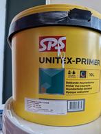 3/4 10 liter emmer SPS Unitex Primer, 5 tot 10 liter, Wit, Ophalen of Verzenden, Verf