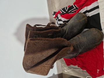 Duitse ww2 winterlaarzen beschikbaar voor biedingen