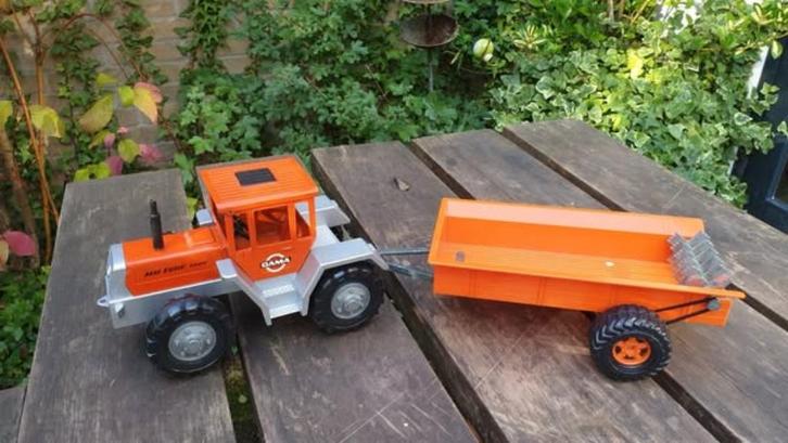 Gama 433 MB Trac 1300 Tractor + aanhanger 017, Hobby en Vrije tijd, Modelauto's | 1:18, Zo goed als nieuw, Overige typen, Overige merken
