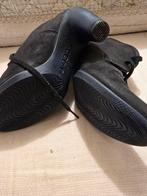 Ecco Zwarte Leren Laarsjes Maat 38, Ecco, Zwart, Lage of Enkellaarzen, Ophalen of Verzenden