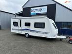 HOBBY Prestige 560 UL ’10 (Enkele Bedden, Airco, Mover), Caravans en Kamperen, 2 aparte bedden, Rondzit, Hobby, 7 tot 8 meter