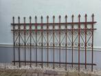 Ruim 13 meter antiek hek, Ophalen, Zo goed als nieuw, IJzer, Sierhekwerk