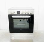 Pelgrim RVS Keramisch Elektrisch fornuis 4 pits 60CM 3MND Ga, 60 cm of meer, Keramisch, Pelgrim, Zo goed als nieuw