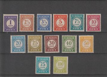 Nederlands Indië 1946. NVPH P53 t/m P65, Ongebruikt. beschikbaar voor biedingen