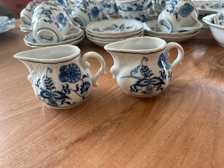 Blue Danube melkkannetje, Antiek en Kunst, Antiek | Servies los, Ophalen of Verzenden