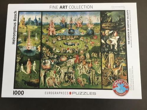 Eurographics Puzzel The Garden of Earthly Delights 1000 st, Hobby en Vrije tijd, Denksport en Puzzels, Zo goed als nieuw, Legpuzzel
