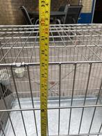 Grote rvs bench 74 hoog bij 90 bij 63 cm, Dieren en Toebehoren, Ophalen of Verzenden, Zo goed als nieuw
