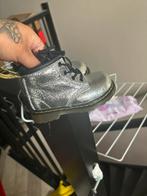 Dr martens mettalic  Zilver — Disco Crinkle maat 21, Schoenen, Meisje, Ophalen of Verzenden, Zo goed als nieuw