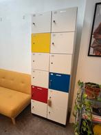 Locker kast mondriaan kleuren, Ophalen, Gebruikt