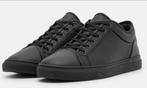 ETQ Zwarte Leren Sneakers Heren ZGAN (showroommodel), Ophalen of Verzenden, Zo goed als nieuw, Zwart, Sneakers of Gympen