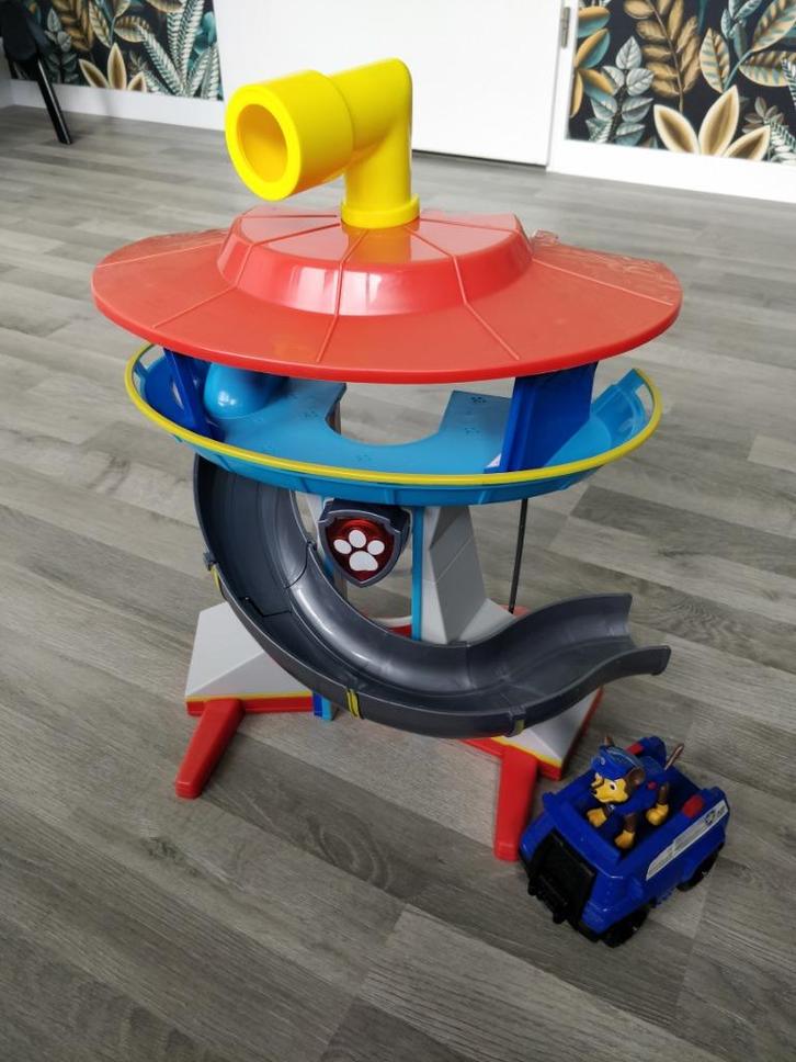PAW Patrol hoofdkwartier speeltoren, Kinderen en Baby's, Speelgoed | Actiefiguren, Gebruikt, Ophalen