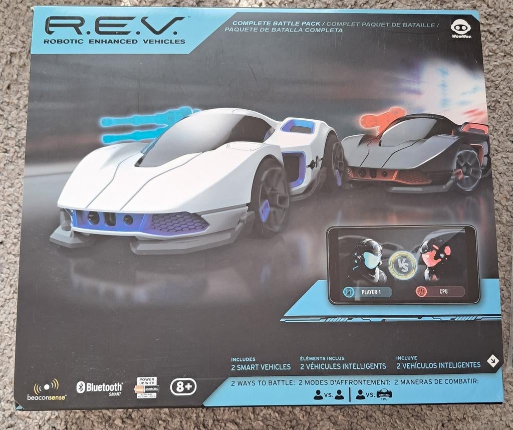WowWee R.E.V. Robotic Enhanced Vehicles, Kinderen en Baby's, Speelgoed | Speelgoedvoertuigen, Zo goed als nieuw, Ophalen of Verzenden