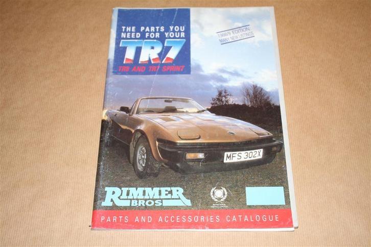 Triumph TR7 and 8 Sprint - Parts Catalogue, Auto diversen, Handleidingen en Instructieboekjes, Ophalen of Verzenden