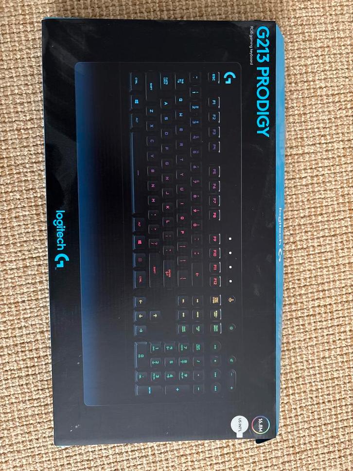 Logitech G213 Prodigy Gaming Toetsenbord, Computers en Software, Toetsenborden, Zo goed als nieuw, Qwerty, Bedraad, Gaming toetsenbord