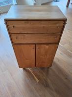 Team7 kastje met 2 laden en 2 legplanken. Massief hout, Ophalen, Gebruikt, 50 tot 100 cm, Met deur(en)